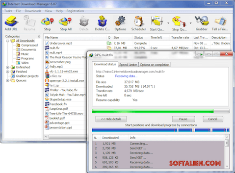 internet download manager screenshot