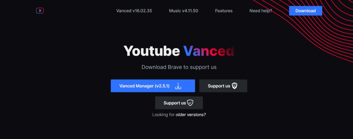 youtube music vanced download songs